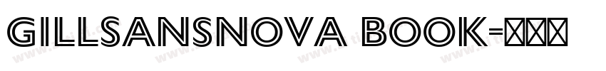 GillSansNova Book字体转换
